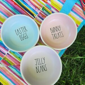 Rae Dunn Easter Tasting Ceramic Bowls Set of (3)